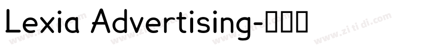 Lexia Advertising字体转换